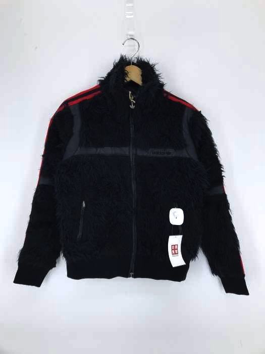 アディダス adidas ハイネックシャギーブルゾン メンズ  L