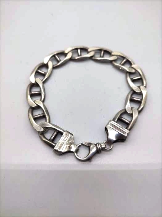 USED古着(ユーズドフルギ) 925刻印 シルバーチェーンブレスレット