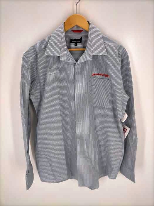 USED古着(ユーズドフルギ) Greater Anglia オランダ国営鉄道 長袖ワークシャツ メンズ  16