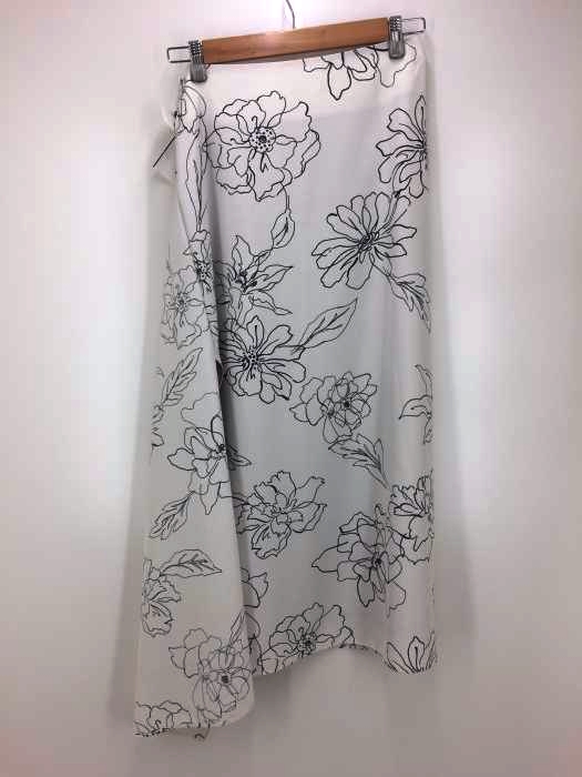 ビューティーアンドユースユナイテッドアローズ BEAUTY & YOUTH UNITED ARROWS モノトーンプリントラップスカート レディース JPN：L