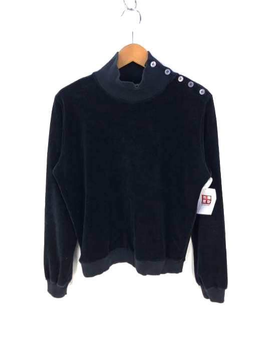 A.P.C.(アーペーセー) ベロア地肩ボタンハイネックトップス メンズ  M