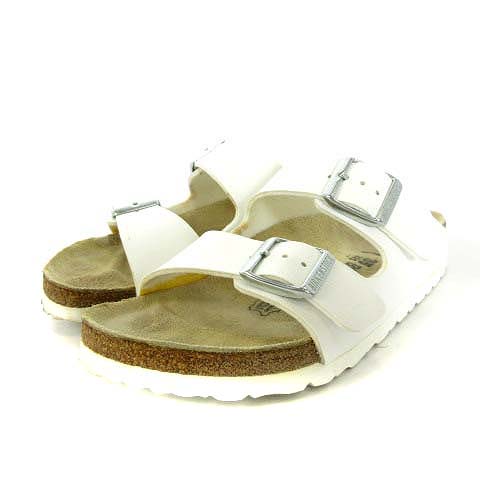 BIRKENSTOCK(ビルケンシュトック) アリゾナ ARIZONA サンダル ベルト スムースレザー 22.5cm 白 ホワイト /AN12 レディース  22.5cm