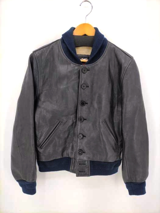 ハーレーダヴィットソン HARLEY DAVIDSON レザーブルゾン メンズ import：M