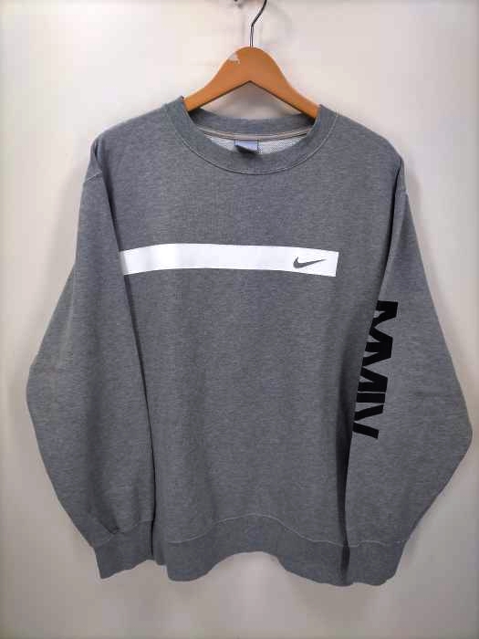 NIKE(ナイキ) Two Thousand Four Crew Neck Sweatshirt Logo Embroidery Jumper Pullover メンズ JPN：XL