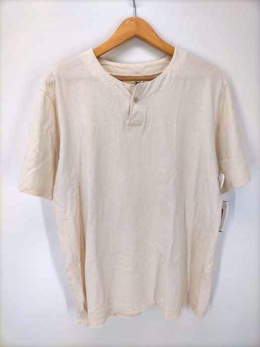 Jackman(ジャックマン) ネップ地 ヘンリーネックシャツ メンズ JPN：XL