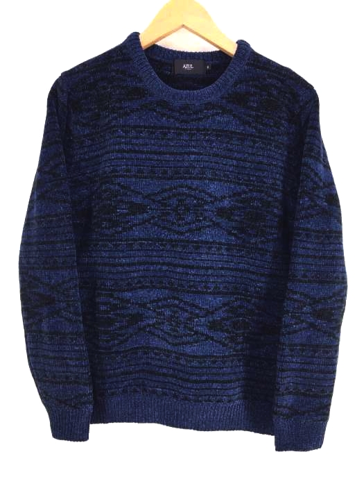 アズールバイマウジー AZUL by moussy CHIMAYO MOLE C/N KNIT メンズ  S
