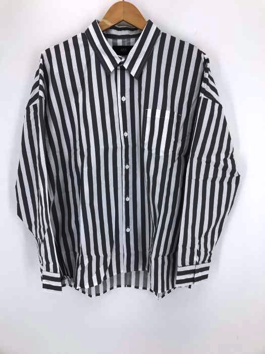 AZUL by moussy(アズールバイマウジー) STRIPE RELAX SHIRT メンズ  S