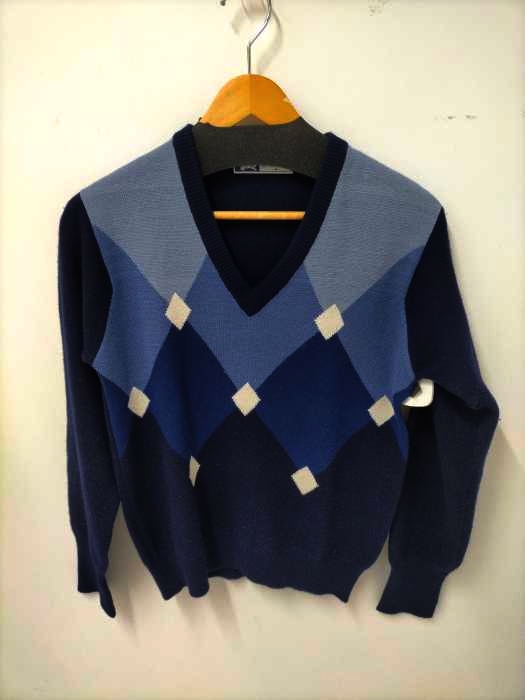 BURBERRYS(バーバリーズ) カシミヤアーガイルニット メンズ JPN：M