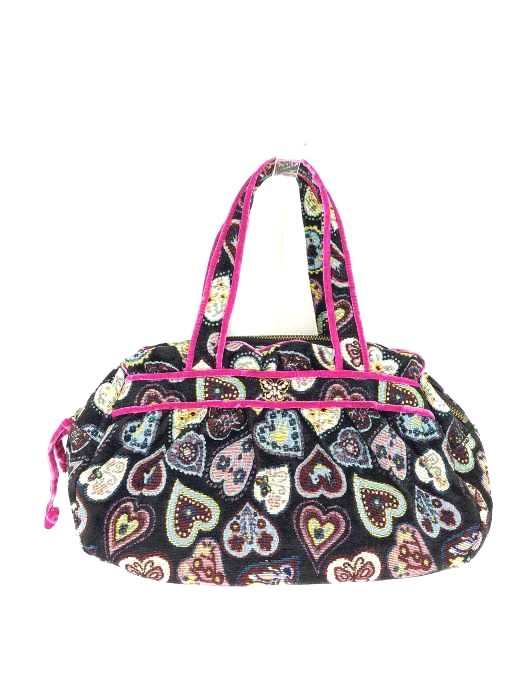 ANNA SUI(アナスイ) ハート柄 ベロア ハンドバッグ レディース 表記無
