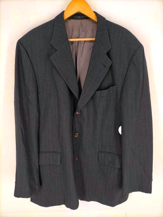 HUGO BOSS(ヒューゴボス) MADE IN USA ストライプ 3Bテーラードジャケット メンズ  無