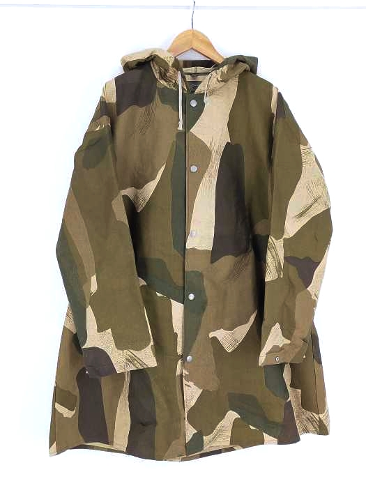 NIGEL CABOURN(ナイジェルケーボン) ブラッシュストロークカモ ナイロンコート メンズ 表記無