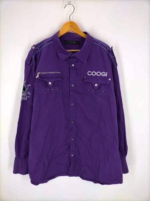 COOGI(クージー) スタッズデザインワークシャツ ビックシャツ メンズ  4xl