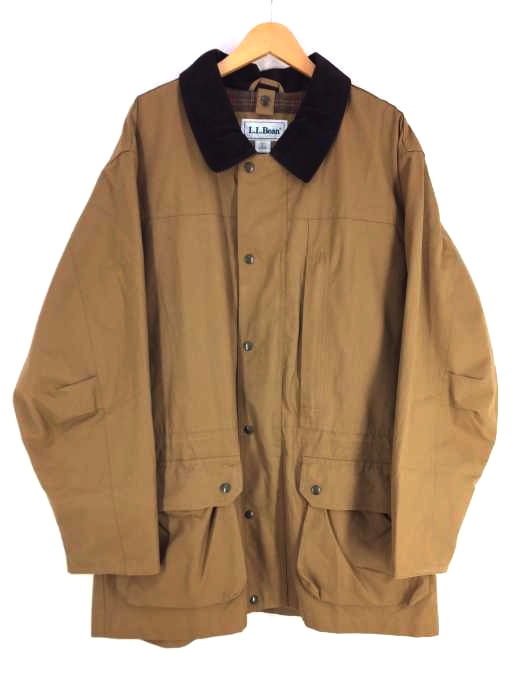 L.L.Bean(エルエルビーン)  70-80s カバーオール 裏地チェック 襟コーデュロイ メンズ  L