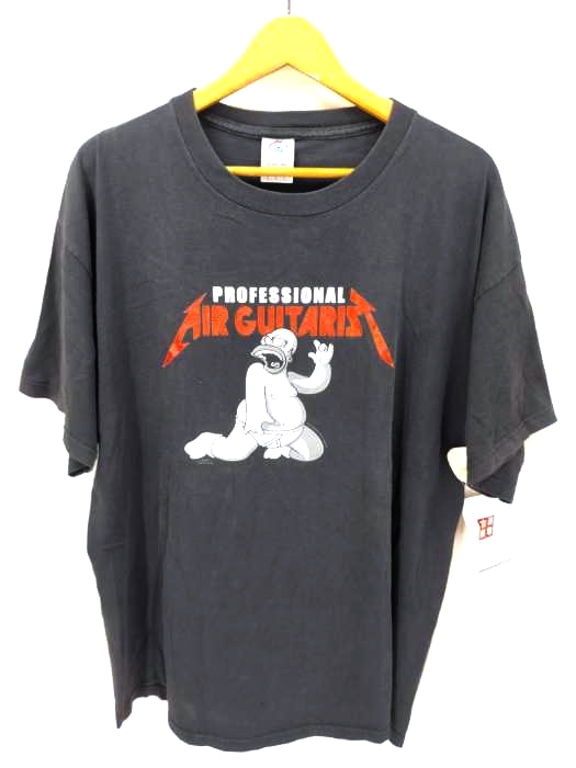 DELTA PRO WEIGHT(デルタプロウェイト) 00s シンプソンズ AIR GUITARIST S/S TEE メンズ JPN：XL