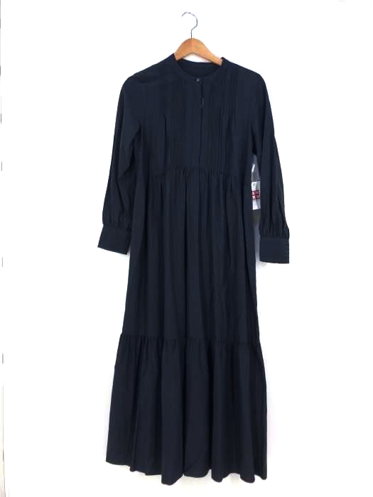 ナチュラルビューティーベーシック NATURAL BEAUTY BASIC ピンタックマキシワンピース レディース JPN：M