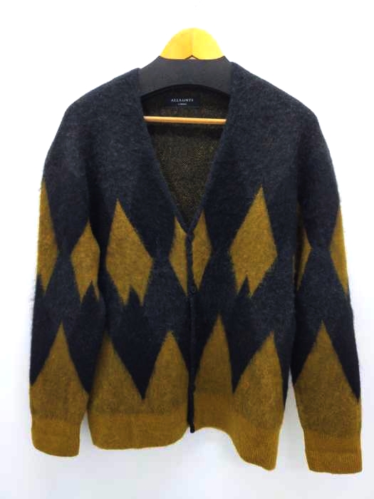 オールセインツ ALLSAINTS SIGURD WOOL BLEND CARDIGAN カーディガン メンズ JPN：XS