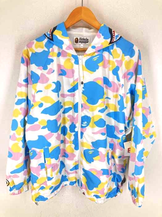 アベイシングエイプ A BATHING APE camouflage-print hooded jacket メンズ JPN：S