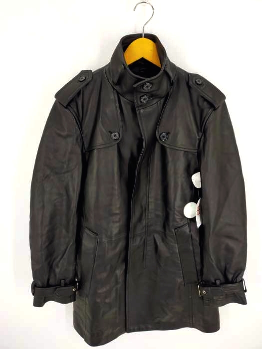 ユーズドフルギ USED古着 {{OLIVER BROWN}} レザーコート メンズ JPN