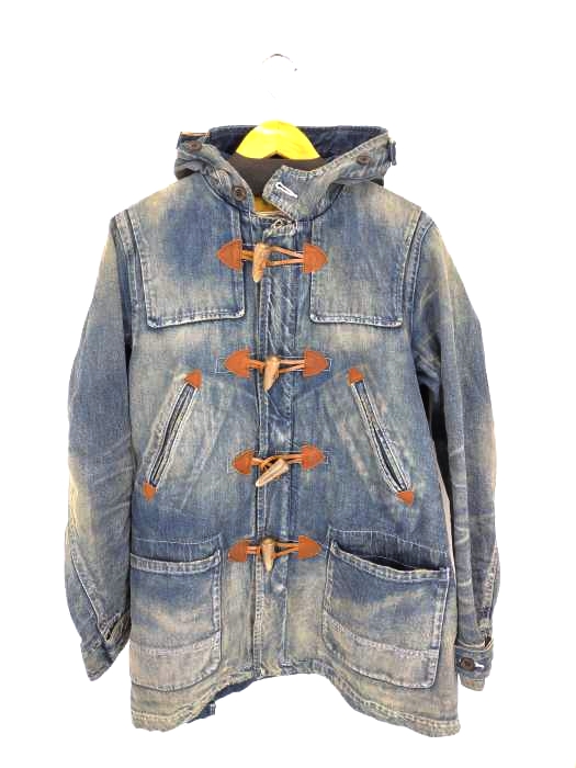 TMT デニム　ダッフルコート TMTティーエムティーDENIM DUFFLE COATデニムダッフルコート*L