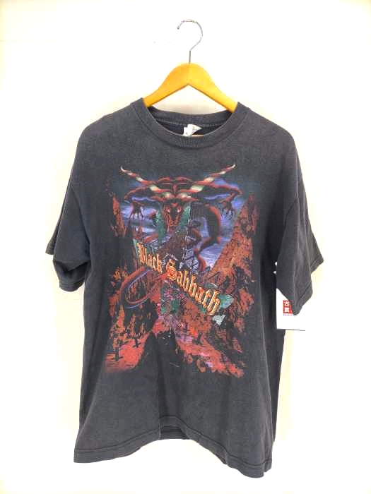 クロニーズ CRONIES 1997コピーライト BLACK SABBATH プリントTシャツ 袖裾ダブル メンズ JPN：L