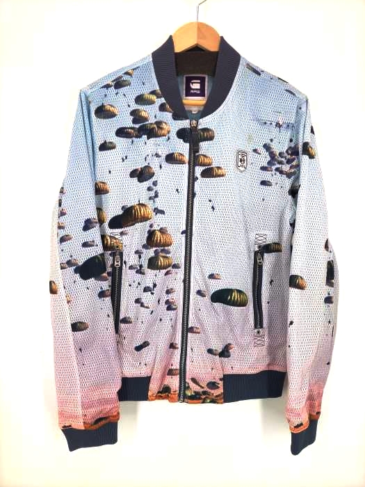G-STAR RAW(ジースターロー) halo bomber 総柄 メッシュ ボンバージャケット  メンズ  M