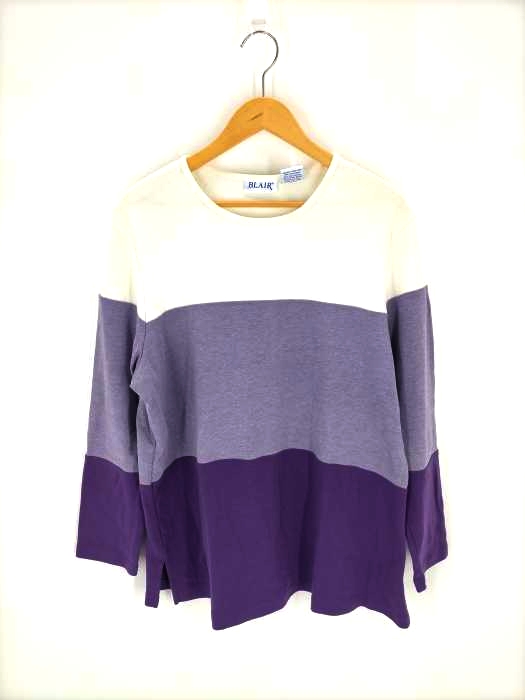 USED古着(ユーズドフルギ) ボーダークルーネックTシャツ メンズ トップス Tシャツ・カットソー
