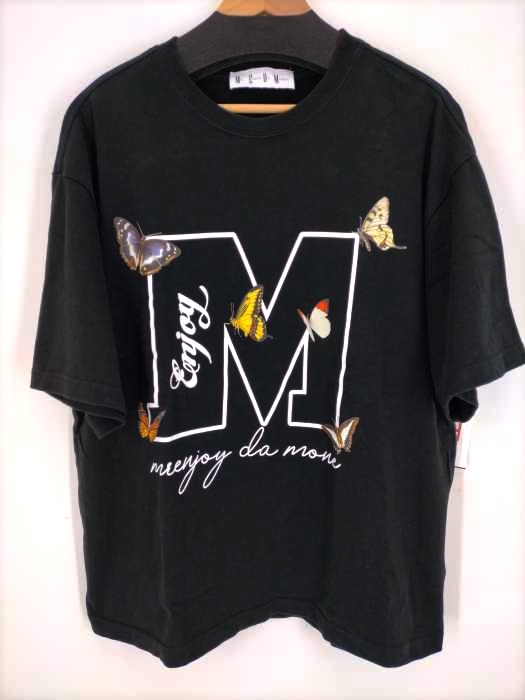 USED古着(ユーズドフルギ) MEDM M.E.D.M Butterfly T Shirt バックプリントバタフライTシャツ メンズ L