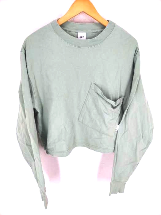 HUF(ハフ) クロップドロングスリーブカットソー レディース JPN：S