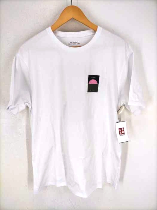Saturdays New York City(サタデーズニューヨークシティ) プリントクルーネックTシャツ メンズ JPN：M