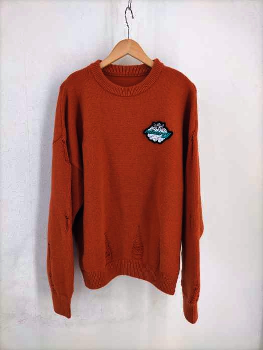 9090(ナインティナインティ) ともやん × 9090 Dahlia Damage Knit メンズ 表記無