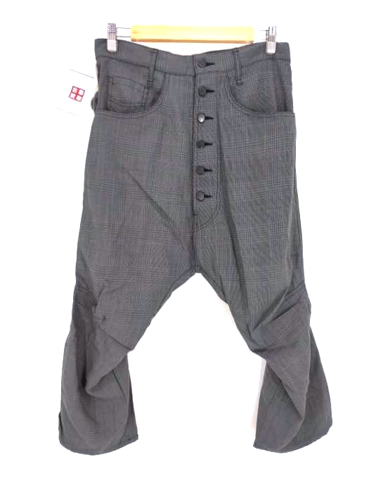 Christopher Nemeth 立体裁断 グレンチェックサルエルパンツ メンズ  S