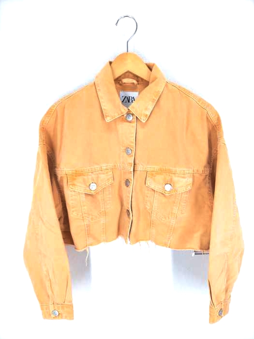 ZARA(ザラ) CROPPED DENIM JACKET レディース  M