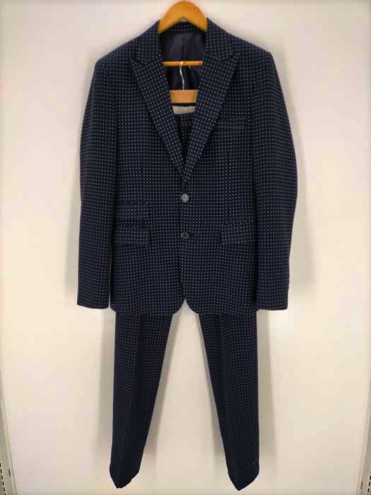 USED古着(ユーズドフルギ) セットアップ ドット柄シングルテーラードジャケット スラックスパンツ メンズ  50
