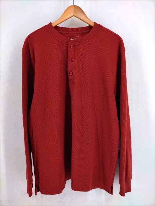 L.L.Bean(エルエルビーン) ヘンリーネックワッフルカットソー メンズ JPN：L