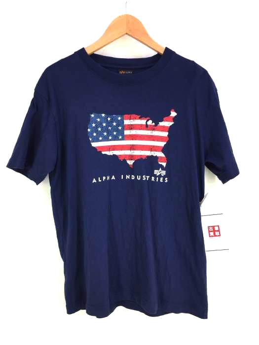 ALPHA INDUSTRIES(アルファインダストリーズ) プリントTシャツ メンズ  M