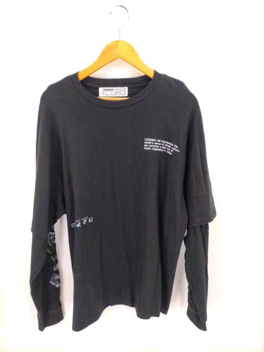 LEGENDA(レジェンダ) Rose Embroidery Long T-shirt M メンズ JPN：M