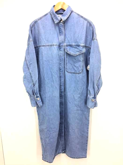 ZARA(ザラ) デニムシャツワンピース レディース JPN：S