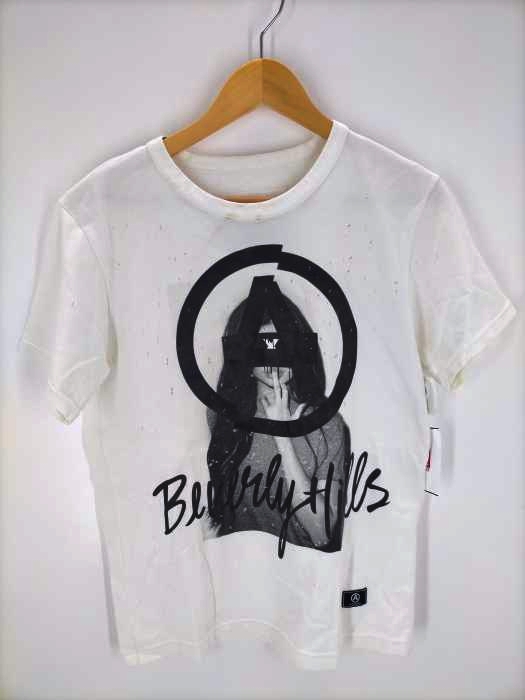 ゴッドセレクショントリプルエックス GOD SELECTION XXX ×U.S.ALTERATION ダメージ加工ガールフォトヘビーTシャツ メンズ JPN：M