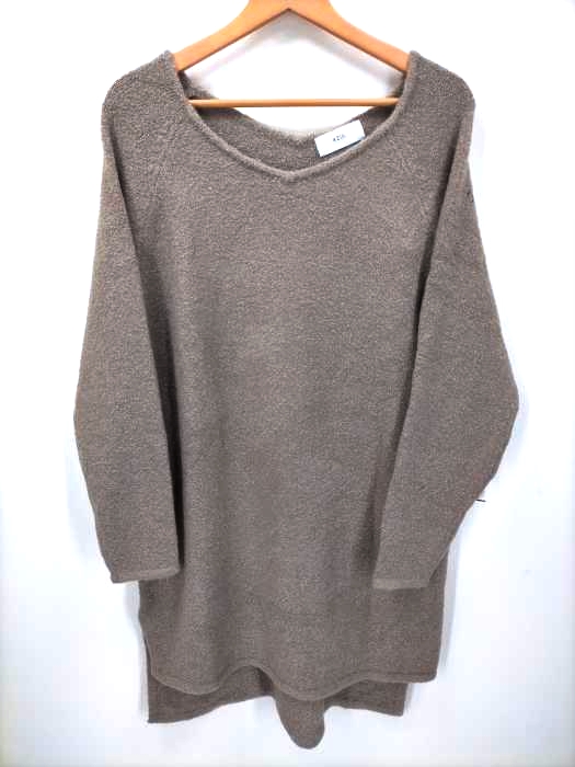 アズールバイマウジー AZUL by moussy BELT SET V NECK KNIT TUNIC レディース  M