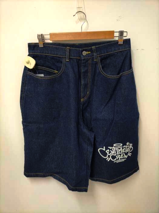 centimeter(センチメーター) ロゴ刺繍デニムハーフパンツ メンズ JPN：L