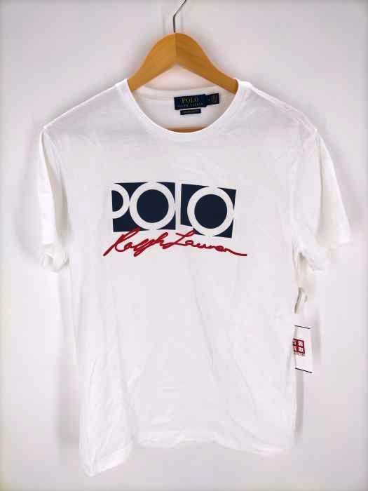 POLO RALPH LAUREN(ポロラルフローレン) custom slim fit ロゴプリントクルーネック半袖Tシャツ メンズ JPN：M