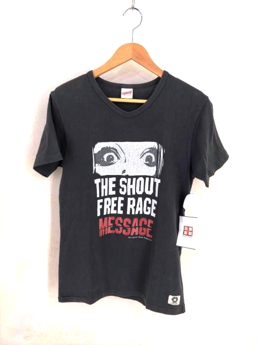 FREERAGE(フリーレイジ) THE SHOUT FREE RAGE MESSAGE TEE メンズ JPN:S