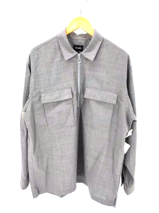 BEAMS(ビームス) 19AW ハーフジップ シャツ メンズ JPN：M