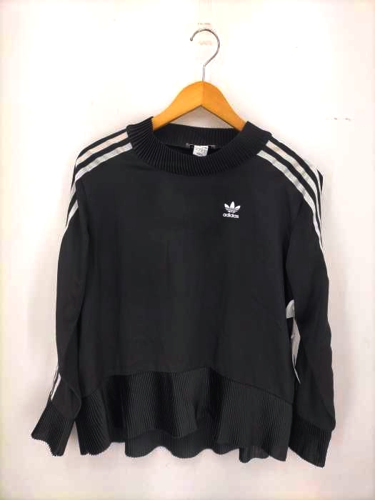 adidas Originals(アディダスオリジナルス) 3 STRIPES SATIN SWEATER レディース JPN：S