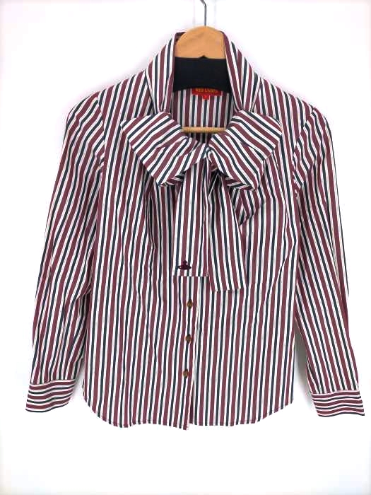 Vivienne Westwood RED LABEL(ヴィヴィアンウエストウッドレッドレーベル) マルチストライプ ボウタイシャツ レディース  1