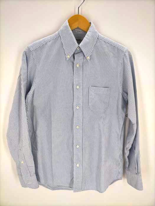 individualized shirts(インディヴィジュアライズドシャツ) ストライプ ボタンダウン OX Ford shirt standard fit メンズ  14 1/2-32