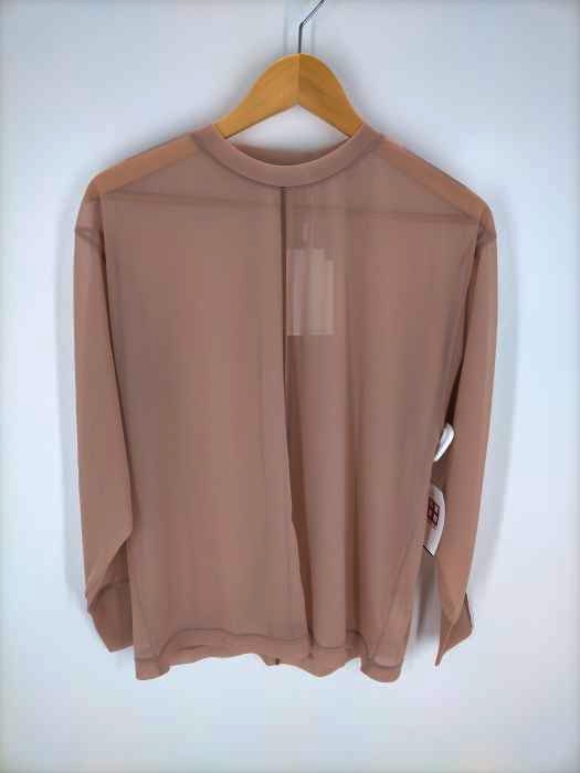 クラネ CLANE 22SS LINE SHEER L/S TOPS ラインシアーロングスリーブトップス レディース FREE