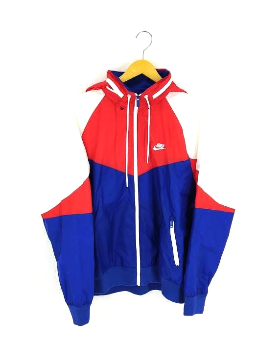 ナイキ NIKE トリコロール ナイロンジャケット メンズ  XXL