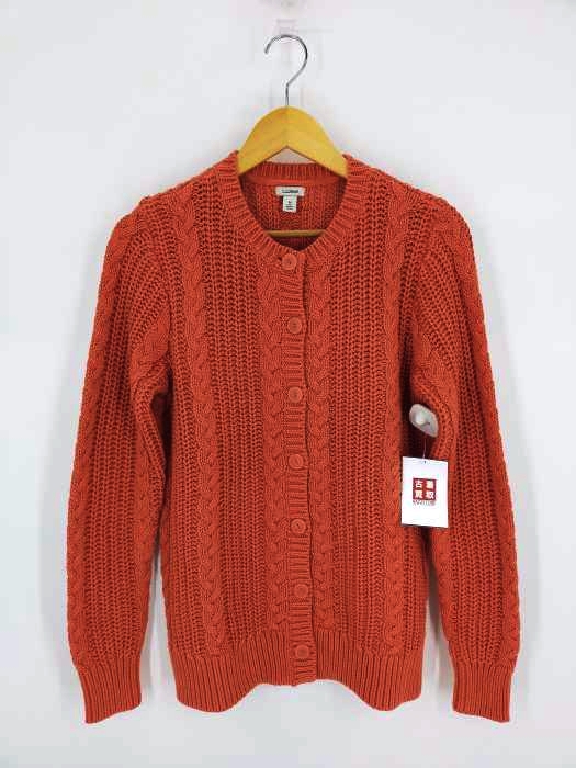 エルエルビーン L.L.Bean Rope-Stitch Shaker Sweater レディース import：M