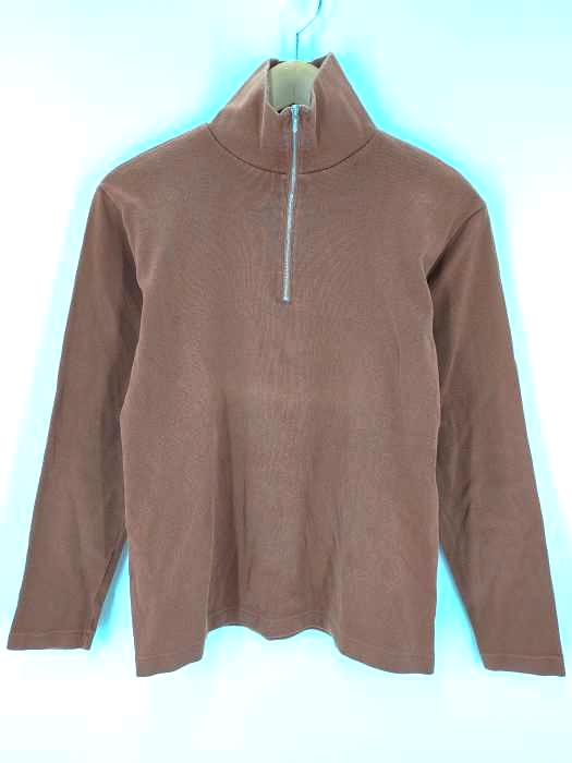 オーラリー AURALEE HARD TWIST RIB HALF-ZIP L/S TEE ハーフジップハイネックスウェット メンズ 表記無